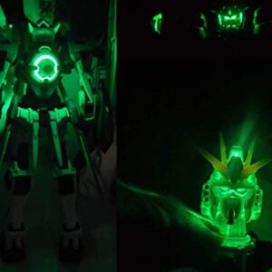 Yikko 5PCS LED Units for Gundam Models Kits, MG LED Unit Set for Gundam 00 MG GN-X Light Up Certain Gundam Models Hobby Accessories Xmas Gift for Kids (Green)