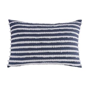 donna sharp throw pillow - trellis contemporary decorative throw pillow with stripe pattern - rectangle