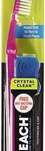 Reach Crystal Clean Toothbrush, Firm Bristles, 1 Count, Pack Of 6