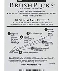 The Doctor's Brushpicks, Interdental Toothpicks, 120 Count (Pack of 2)