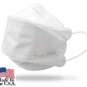 PureMSK - Made in the USA - Disposable Face Mask - Masks for Protection - White Adult Size - (10 PACK)