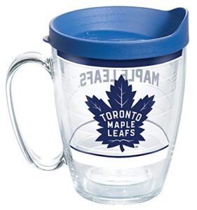 tervis made in usa double walled nhl toronto maple leafs insulated tumbler cup keeps drinks cold & hot, 16oz mug, tradition