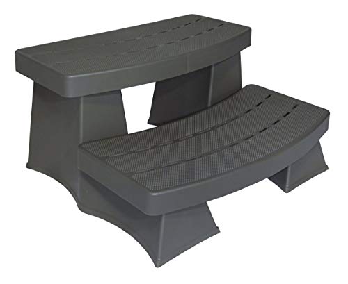 Byron Originals 6130417 SureStep II Spa & Hot Tub Steps - Dark Grey