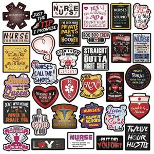 nurse stickers - support nurses with these medical stickers - show your nursing pride - cool stickers for nurses - pack of 33