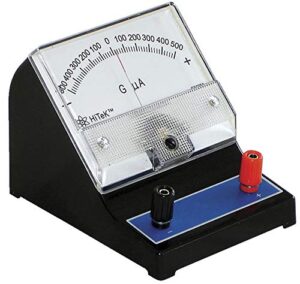 galvanometer, 500-0 - 500 μa - dc moving coil ammeter edm-80 model - micro amperes