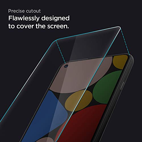 Spigen Tempered Glass Screen Protector [GlasTR AlignMaster] designed for Pixel 5 (2020) - 2 Pack