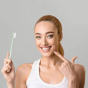 MEMORE 12 Pack Extra Soft Toothbrush Ultra Soft Bristle Adult Toothbrush Micro Nano Toothbrush with 20,000 Soft Bristles for Sensitive Fragile Gums, 4 Colors