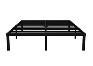 comasach 14 inch bed frames queen size 3500 lbs heavy duty platform with sturdy metal slats, no box spring needed, easy assembly, under bed storage, noise-free, non-slip