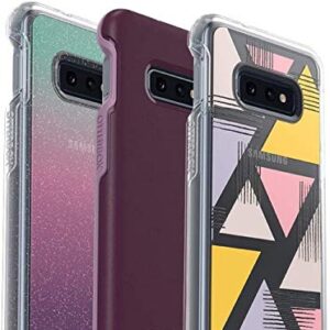 OtterBox Symmetry Clear Series Case for Galaxy S10e - Non Retail Packaging - Stardust (Silver Flake/Clear)