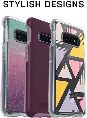 OtterBox Symmetry Clear Series Case for Galaxy S10e - Non Retail Packaging - Stardust (Silver Flake/Clear)