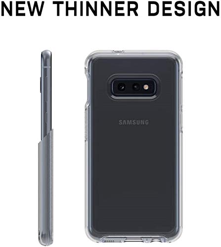 OtterBox Symmetry Clear Series Case for Galaxy S10e - Non Retail Packaging - Stardust (Silver Flake/Clear)