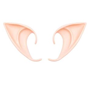 great&lucky cosplay fairy pixie elf ears - soft pointed tips anime party dress up costume masquerade accessories for halloween christmas party