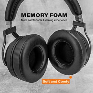 Earpads Compatible with Virtuoso RGB Wireless SE Gaming Headset - Memory Foam Earcups - PU Ear Cushions I (Black)