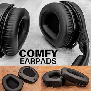 HDR175 Replacement Ear Pads Compatible with HDR175 RS175 RS185 HDR185 RS195 HDR195 RS165 HDR165 Headphone - Memory Foam Ear Cups Ear Cushions I Black