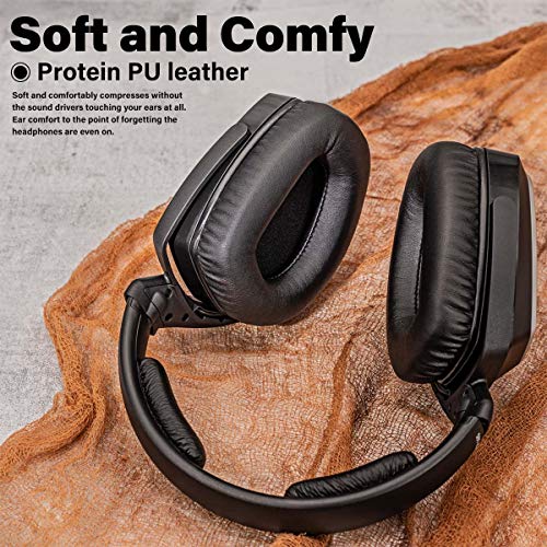 HDR175 Replacement Ear Pads Compatible with HDR175 RS175 RS185 HDR185 RS195 HDR195 RS165 HDR165 Headphone - Memory Foam Ear Cups Ear Cushions I Black