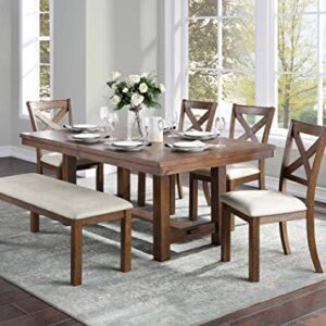 Lexicon Jones Dining Table, Brown