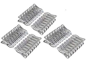 pealeep clothes pins, 60pcs metal beach chair towel clips,heavy duty stainless steel clothespin, beach towel clips keep your towel from blowing away
