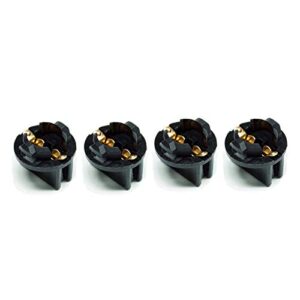 pa led 4pcs 194 t10 #555 pinball machine light bulb socket twist lock wedge instrument base