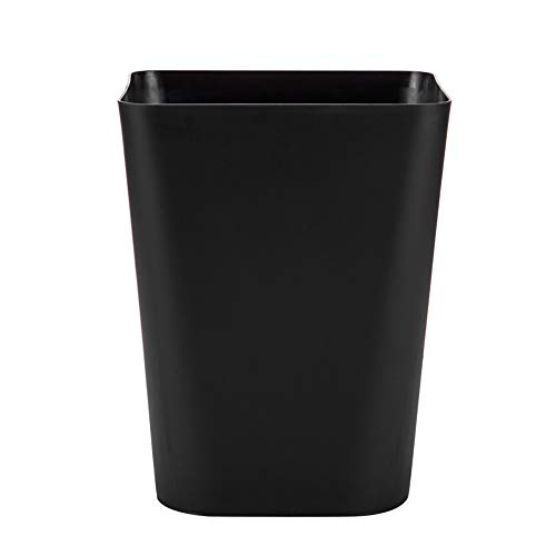 GAKIN 1 Pc Square Paper Bin Trash Can Without Lid for Home Office