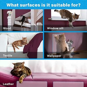 Cat Anti Scratch Furniture/Couch Protector from Cats Scratching - Couch Scratch Protector - Cat Training Tape - Scratch Guard