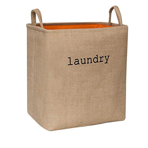 Collapsible Laundry Hamper, Big Hampers for Laundry with Handles, Waterproof Clothes Hamper for Girls, Laundry Basket for Room Decor, Fabric Laundry Hamper, Closet Hampers for Laundry