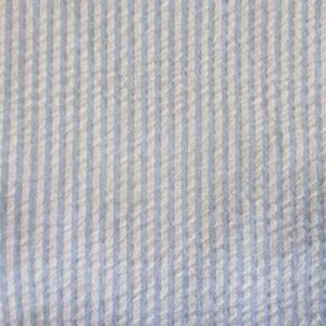 seersucker stripe blue & white (15 yard bolt)