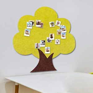 Lucky Tree Felt Board, Message Board Wall Sticker, Cork Board Photo Wall, Kindergarten Background Board, Bulletin Board DIY