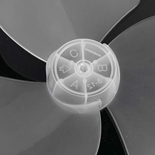 renvena White 5.7" Replacement Ventline/Bathroom Fan Blade with 0.31" Round Bore, Automotive Engine Fans Replacement Part White One Size