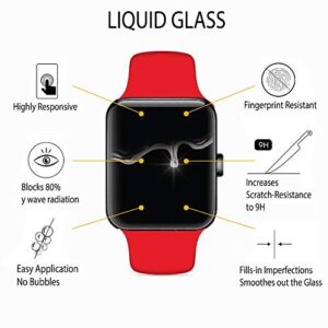 CRYSTAL VIEW Liquid Glass Screen Protector for Apple Watch All Series