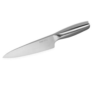 HAST Chef Knife-8 Inch-Professional Kitchen Knife-Ultra Sharp-Powder Steel-High Performance-Lightweight-Sleek Design-Ergonomic Handle-Minimalist Kitchen Decor (Matte Stainless)