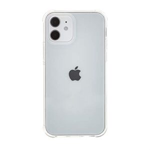 Amazon Basics Shockproof and Protective iPhone Case for iPhone 12 / iPhone 12 Pro  - Crystal Clear