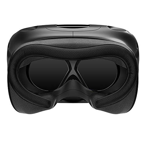 kwmobile VR Face Cushion Compatible with Oculus Rift CV1 VR Gaming - Synthetic Leather Foam Pad for VR - Black