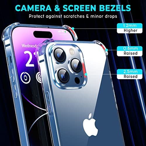 ORIbox for iPhone 12 Pro Max Case Clear,with 4 Corners Shockproof Protection,iPhone 12 Pro Max Clear Case for Women Men Girls Boys Kids,Case for iPhone 12 Pro Max Phone Clear