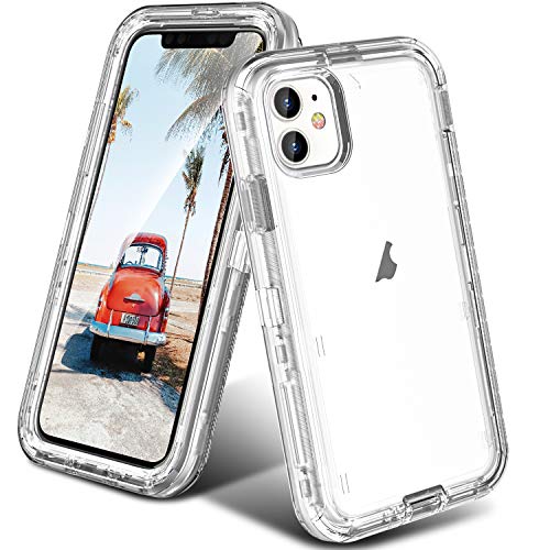 ORIbox Case Compatible with iPhone 12 Mini, Heavy Duty Shockproof Anti-Fall Clear case