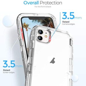 ORIbox Case Compatible with iPhone 12 Mini, Heavy Duty Shockproof Anti-Fall Clear case