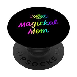 magickal mom triple moon goddess wiccan witchy mama gifts popsockets swappable popgrip