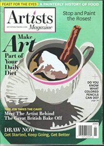 artists magazine, make art part of your daily diet november, 2019 vol. 36 no.9