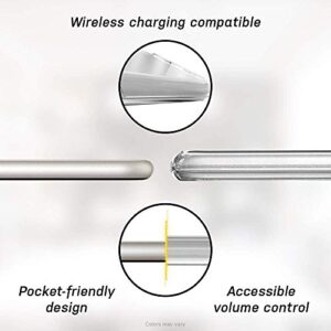 OtterBox SYMMETRY CLEAR SERIES Case for Galaxy S21 5G (ONLY - DOES NOT FIT Plus or Ultra) - STARDUST (SILVER FLAKE/CLEAR)