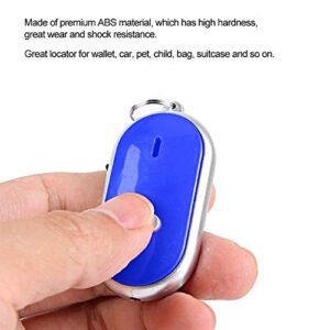 Key Finder Voice Control Anti Lost Device Key Finder with Whistle for Pet Keychain Locator Key Suitcase 2 colors for your choice