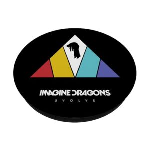 Imagine Dragons Triangle Evolve Logo Black PopSockets Standard PopGrip