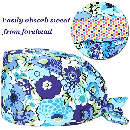 Kousenpu Adjustable Hat Working Head Cover Cap with Sweatband, Comfortable Durable for Women & Men, One Size