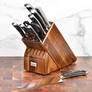 Wusthof Classic Ikon 10 Piece Knife Set with Acacia Block