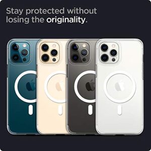 Spigen Ultra Hybrid Mag (MagFit) Compatible with MagSafe Designed for iPhone 12 / iPhone 12 Pro Case (2020) - White