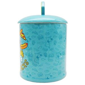 Silver Buffalo Scooby Doo Scooby Snacks Large Canister Ceramic Cookie Jar, 9.5(height) x 7(diameter)