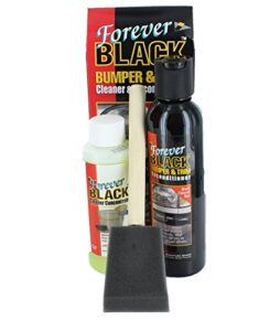 forever car car products forever black bumper & trim kit (6oz kit)