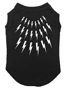 lightning bolts - david sweater parody dog shirt (black, small)