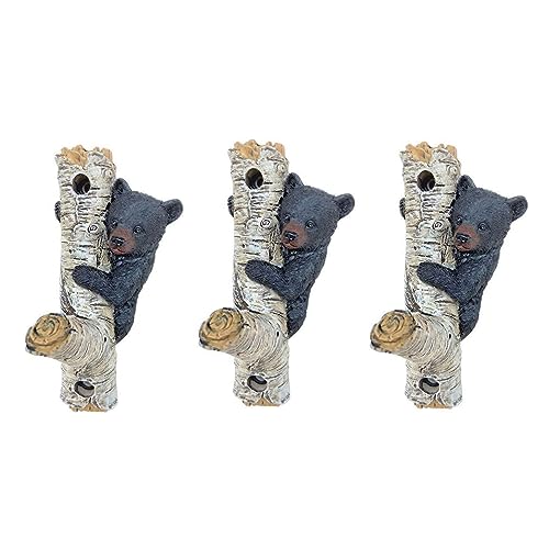 BestGiftEver Bear on Tree Wall Hook (a Set of 3)