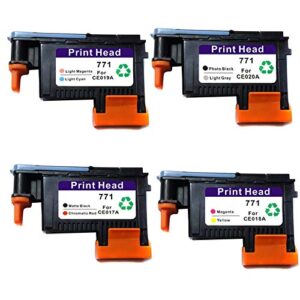 Replacement Parts for Printer PRTA10515 771 Print Head Replacement for HP 771 for Designjet Z6200 Printhead CE017A CE018A CE019A CE020A - (Type: LM LC)