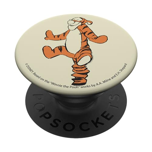 Disney Winnie The Pooh Tigger Bouncing Portrait PopSockets Standard PopGrip