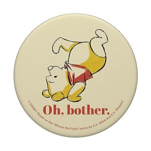 Disney Winnie The Pooh Oh, Bother Vintage Portrait PopSockets Standard PopGrip